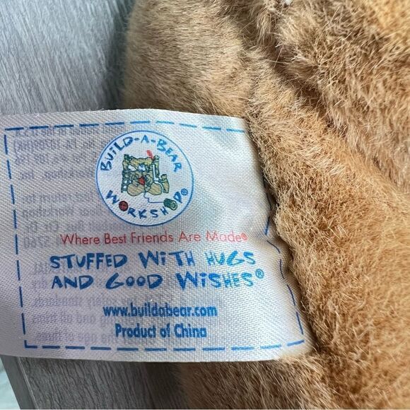 Build A Bear Workshop brown dog with wired ears - Picture 8 of 10